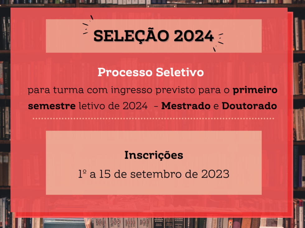 SELEÇÃO 2024 EDITAL ME/DO PPFH