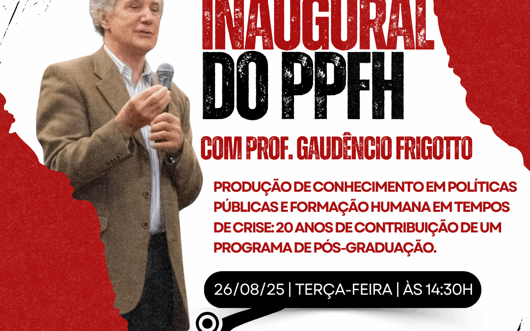 Aula Inaugural do PPFH/UERJ – 2025/2