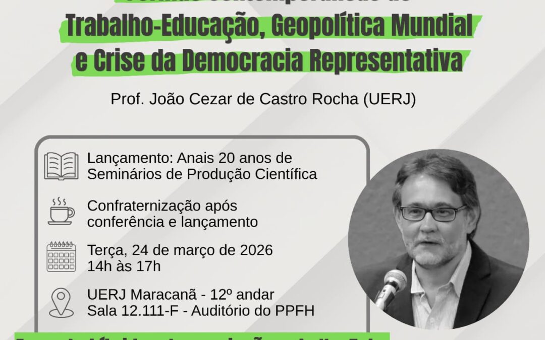Formas contemporâneas de Trabalho-Educação, Geopolítica Mundial e Crise da Democracia Representativa