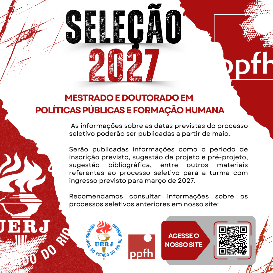 Cartaz da Seleção 2027 - Clique para acessar a página de seleção
