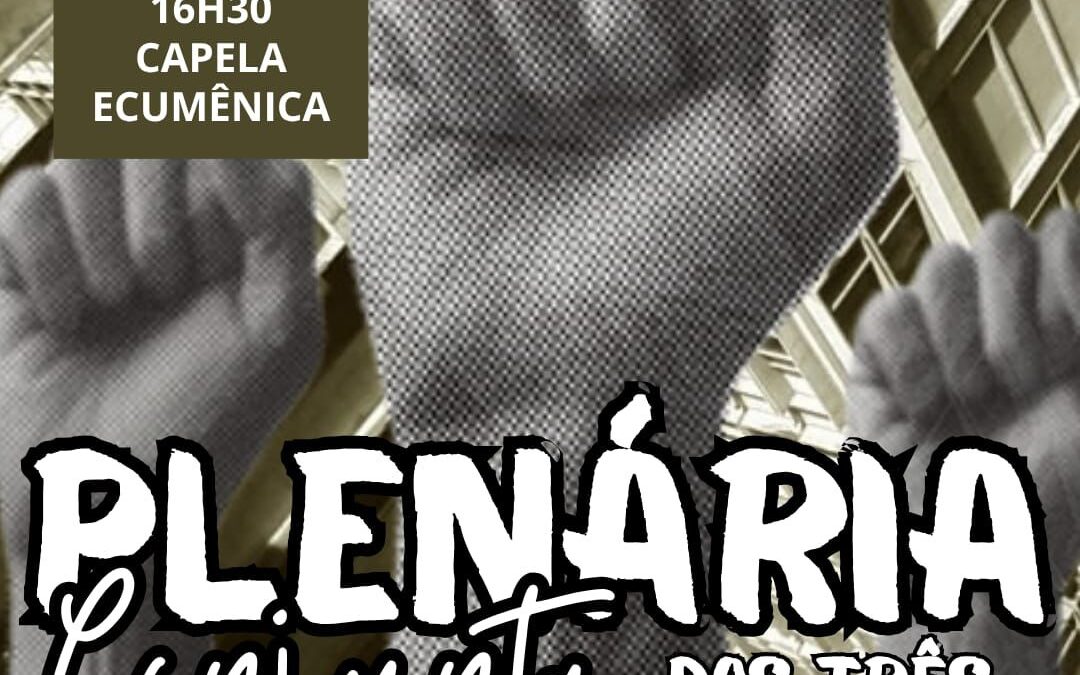 PLENÁRIA CONJUNTA DOS TRÊS SEGMENTOS DA UERJ