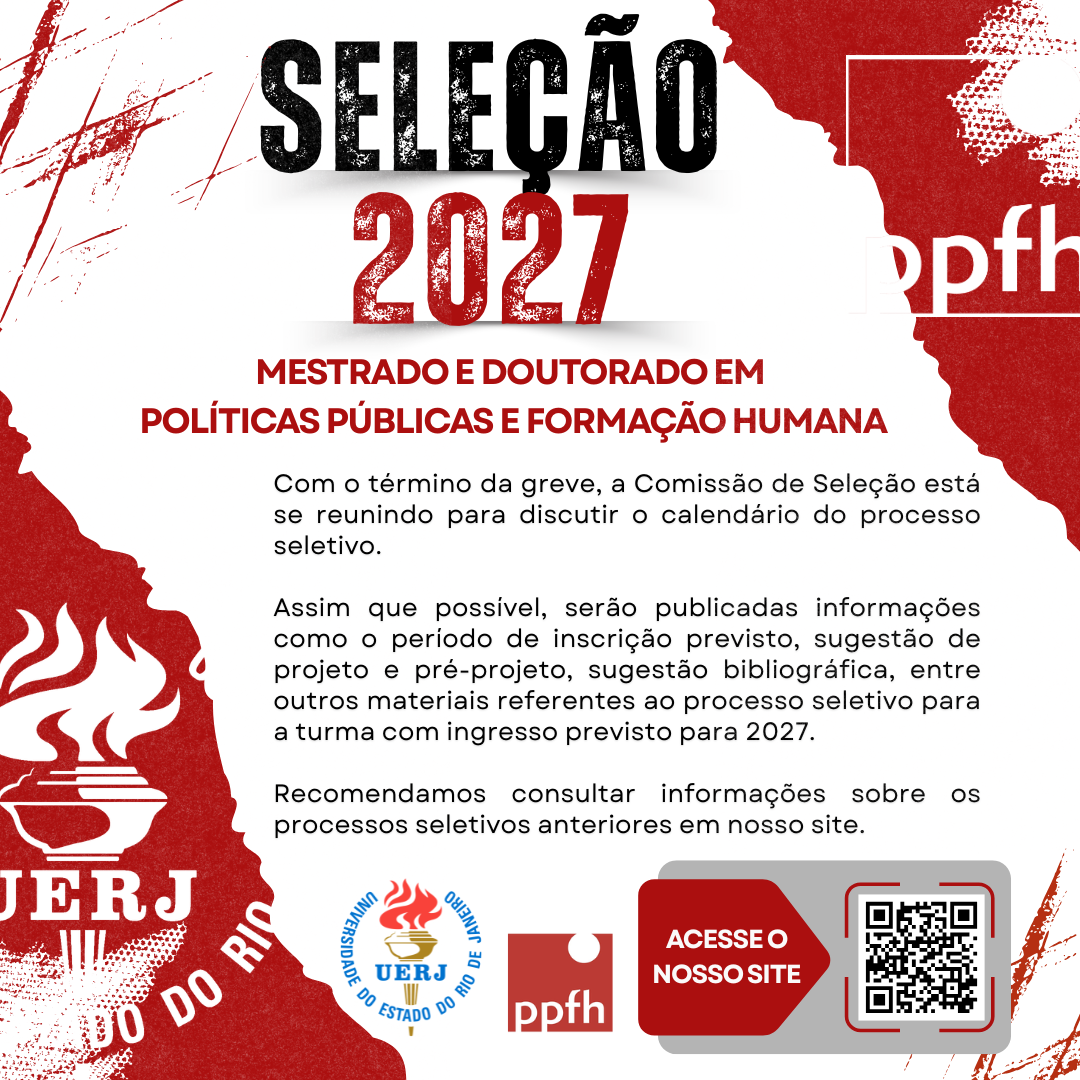 Cartaz da Seleção 2027 - Clique para acessar a página de seleção